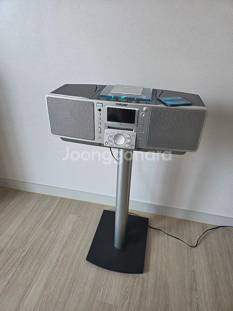 SONY 레트로 붐박스 MD플레이어 고품질 오디오 시스템--0