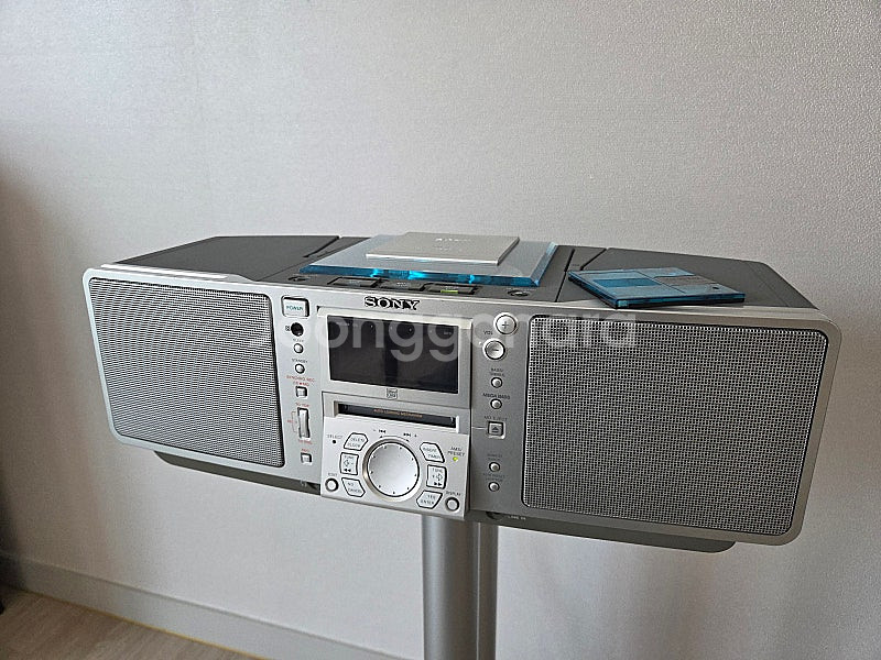 SONY 레트로 붐박스 MD플레이어 고품질 오디오 시스템--1