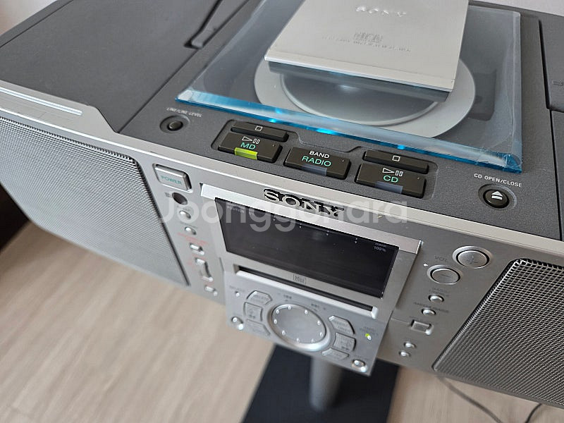 SONY 레트로 붐박스 MD플레이어 고품질 오디오 시스템--4