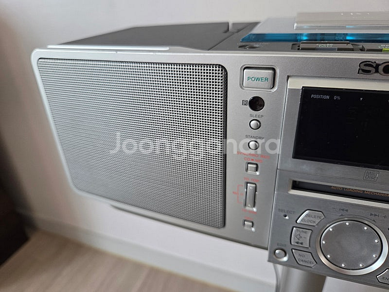 SONY 레트로 붐박스 MD플레이어 고품질 오디오 시스템--6