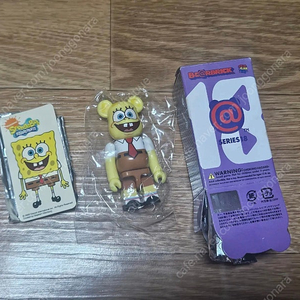 베어브릭 18탄 스폰지밥 스펀지밥 피규어 굿즈