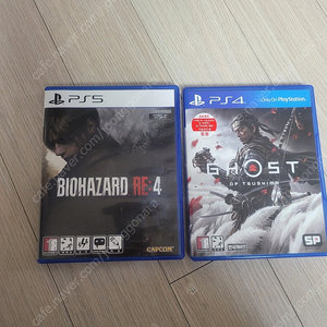 ps4 고스트오브쓰시마 ps5바하re4 팝니다