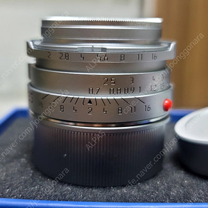폴라 솔라몬 35mm 라이카 7매 실버 Polar solaron spherical lens8매 즈미크론