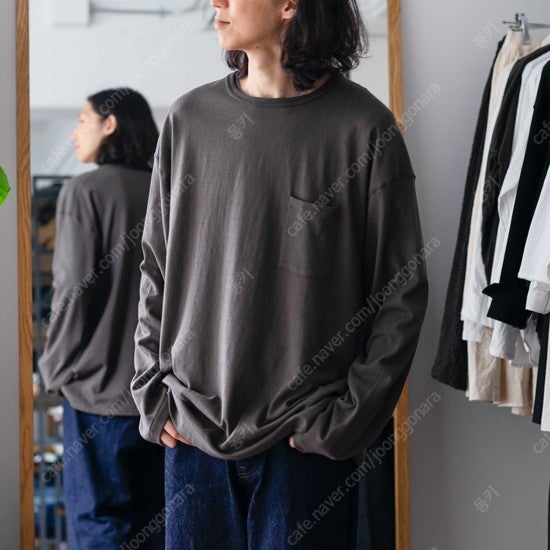 안셀름 Ancellm C/R Crew Neck LS T-Shirt