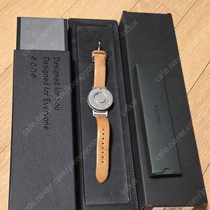 브래들리(36mm) 레더 베이지 + 실버메탈 스트랩