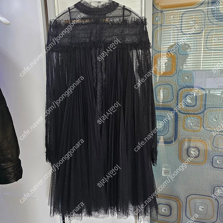 피프틴엠 도트 시스루 원피스 이미지