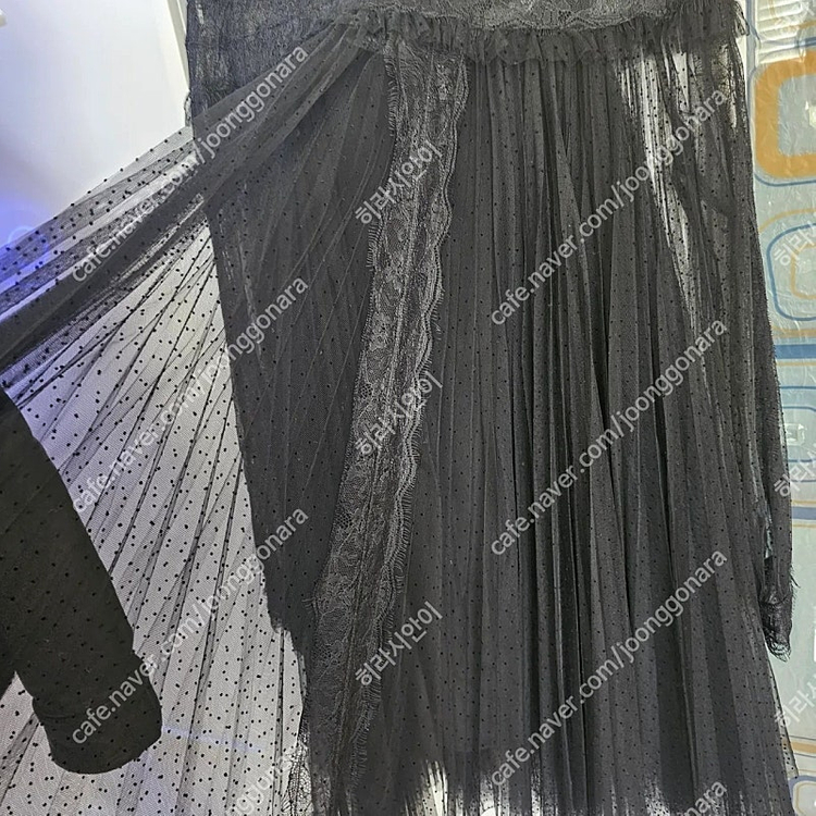 피프틴엠 도트 시스루 원피스 이미지