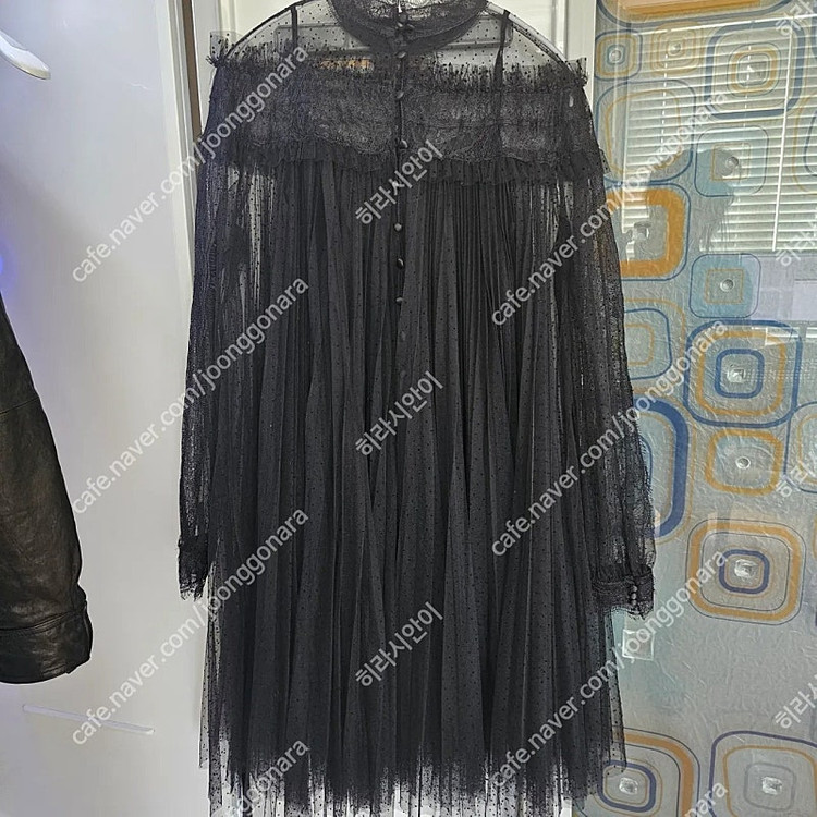 피프틴엠 도트 시스루 원피스 이미지