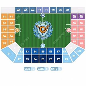 5/3일 대구 FC vs 제주 SK 스카이 테이블석, E석 2연석 4연석