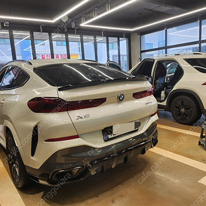 bmw x6 블랙 퍼포먼스 스포일러, 디퓨져