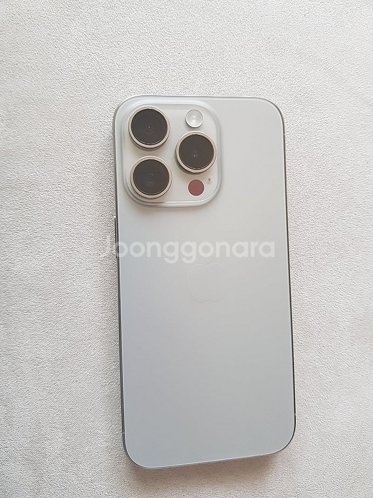 아이폰 15pro 네추럴티타늄 S급 256G--0