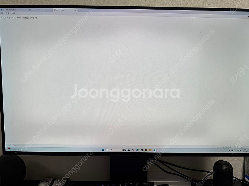 Lg 울트라기어 32gs95uv uhd 모니터 급처분--1