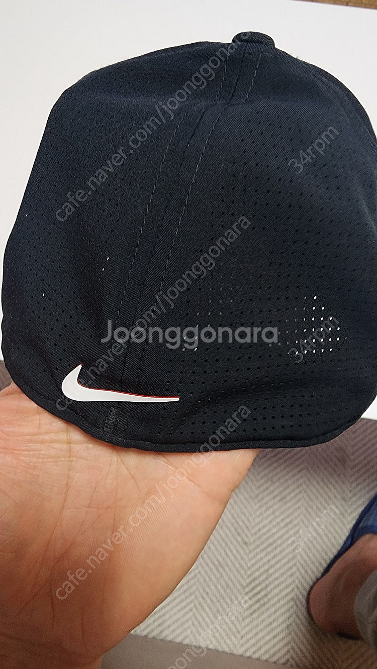 나이키 타이거 우즈 골프모자 블랙--1