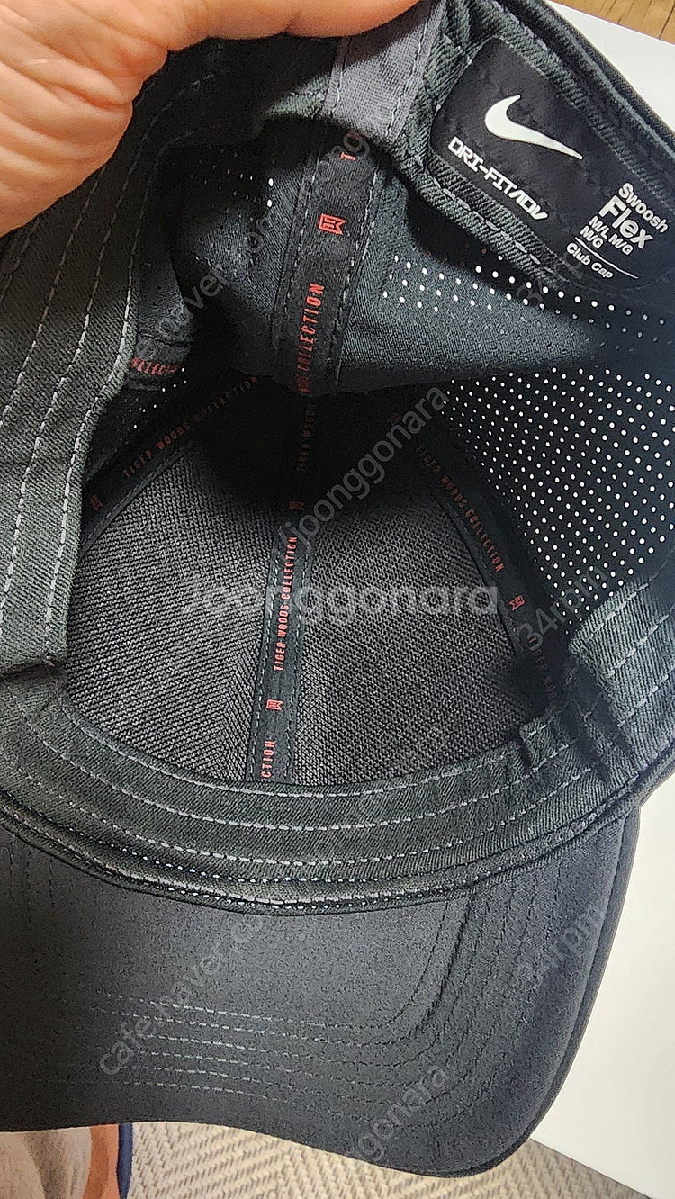 나이키 타이거 우즈 골프모자 블랙--2