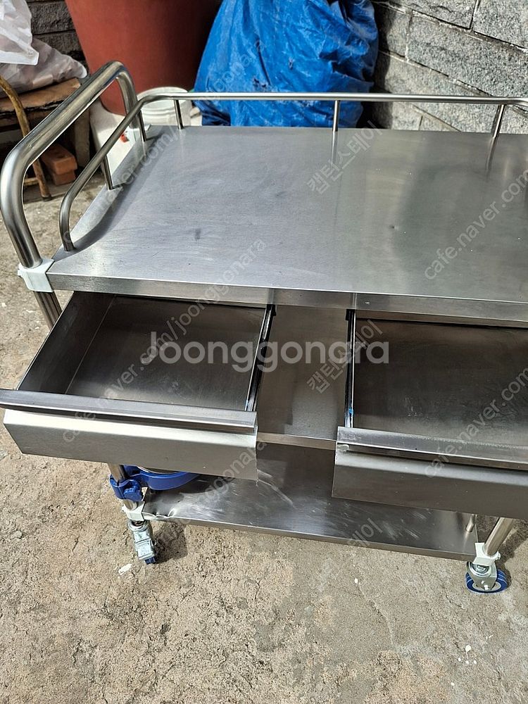 의료용스텐카트,주방서빙스텐카트,3단,업소,주방,시무실--2