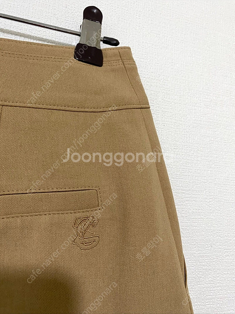 주크 벨트 포인트 플리츠 미니스커트--4