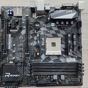 바이오스타 레이싱 X370 GT3 AMD AM4 M-ATX 메인보드 + LED팬 4개 판매