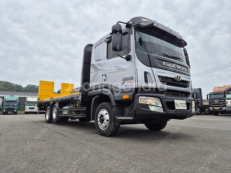 **태건특장 신품 자동사다리장착**대우 프리마5톤앞축 어부바카고//적재함6250//로얄280마력//2018년11월등...--2