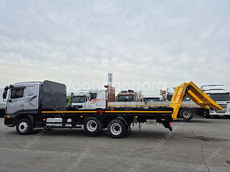 **태건특장 신품 자동사다리장착**대우 프리마5톤앞축 어부바카고//적재함6250//로얄280마력//2018년11월등...--9