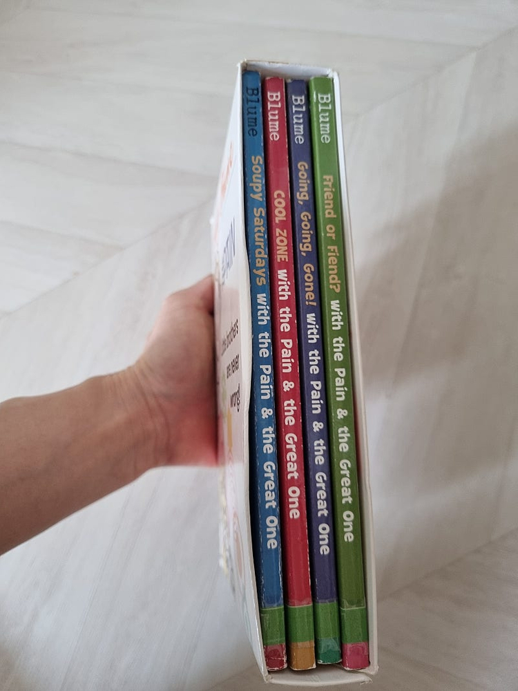 정품 주디블룸 Judy blume with the pain and the great one 챕터북 4권+ cd 4종... 이미지