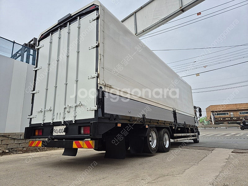 **오토밋션**현대 메가트럭7.5톤후축 윙바디//골드280마력//윙제원(길이8200*높이2540*폭2400)//20...--3