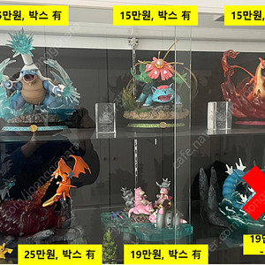 포켓몬스터 피규어, 레진 피규어, 스케일 판매