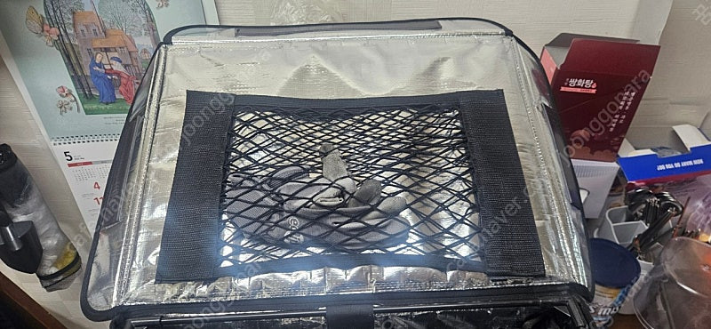 토투62L배달가방 자석판 자석파티션 난간형짐대 판매합니다--3