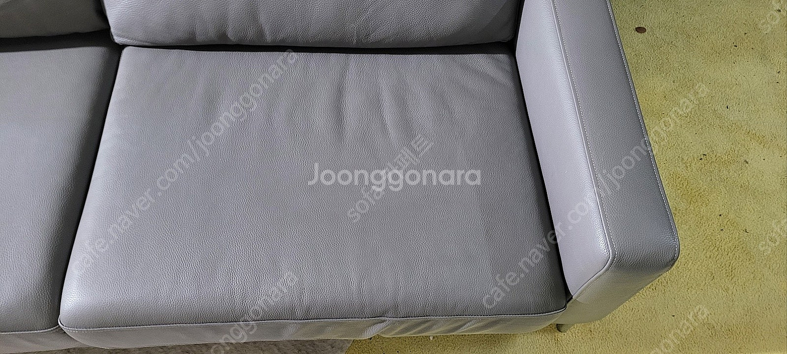 *판매* 자코모 모네 이태리 천연 통가죽 3인 소파급 ...--9