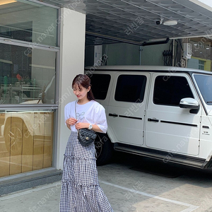 바이씨니 체크 프릴 캉캉스커트 :)