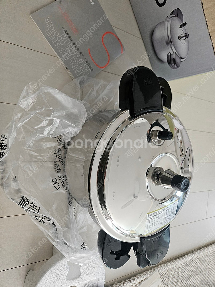 풍년 스텐 압력솥 3.5리터 6인용 밥솥 찜솥 삼계탕 갈비찜--1