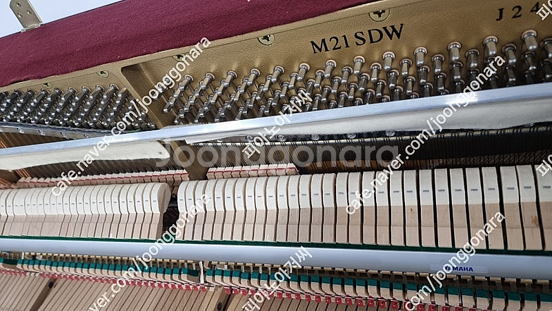 (판매) 2007년 화이트리폼 야마하피아노 m21sdw--5