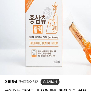 강아지 간식 홍삼츄