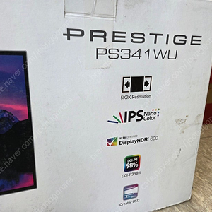 MSI Prestige PS341WU 디자이너 전문가용 34형 개봉신품