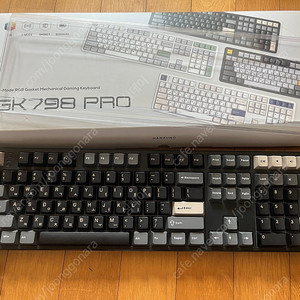 한성 GK798 PRO 키보드 로얄블랙 딥블루 뽀송 풀배열