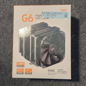 PCCOOLER G6 공랭쿨러팝니다