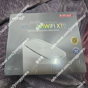 ASUS 젠와이파이 XT9 AX7800 트라이밴드 와이파이6 미개봉 화이트