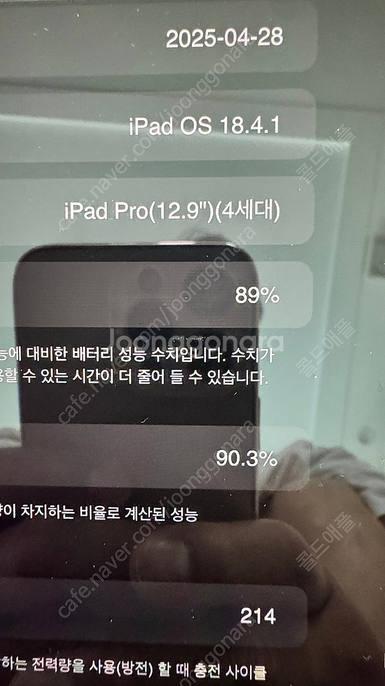 아이패드 프로 4세대 12.9 셀룰러 (256)팝니다--3