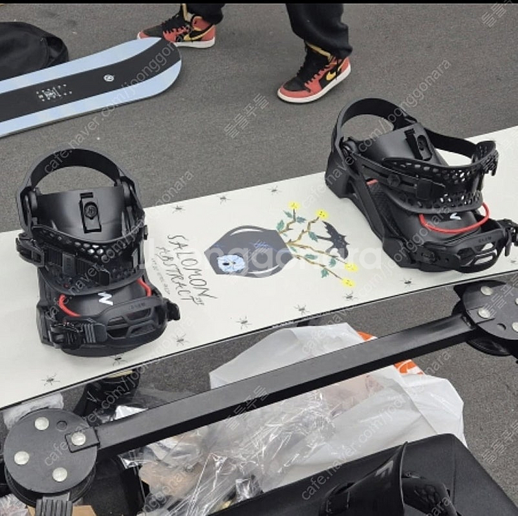 스노우보드 세트(라이드 데크&클루 바인딩)--1