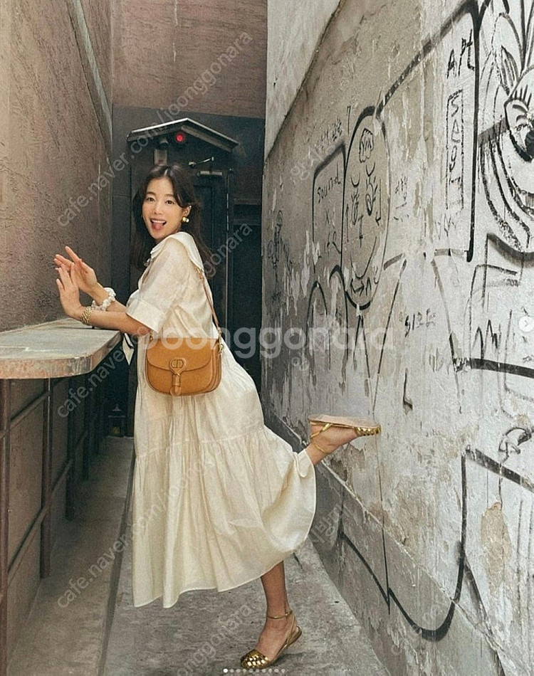 (정가30만원 1회착용) CC콜렉트 플리츠 포켓 롱원피...--2