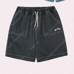 히로 워크 데님 하프 팬츠 130