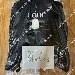 [S,L,XL] 쿠어 오버 다잉 페이디드 데미지 워크 자켓 워시드블랙 새제품