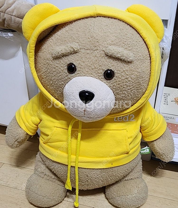 테드2 옐로우 후드티 곰인형(택배포함)--5