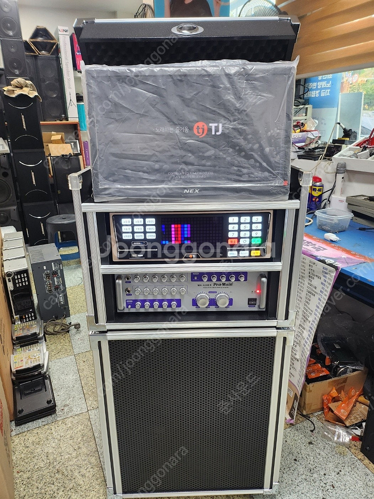 [세제품 일체형 이동식 노래방기계] K2 노래방 세트 판매 -서울 경기권 무료 배송---2