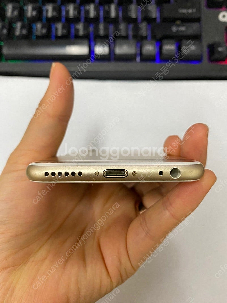 180282 아이폰6S 골드 16GB 무잔상+멍1개 배...--3