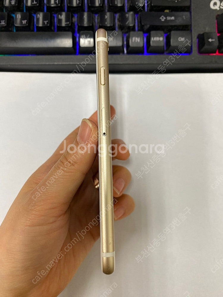 180282 아이폰6S 골드 16GB 무잔상+멍1개 배...--4