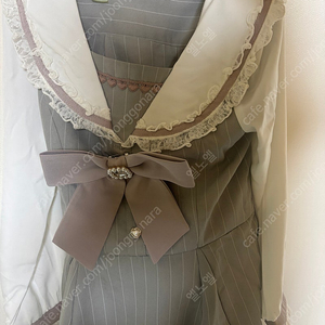 리즈리사 리본 셋업 그레이 일본 로리타