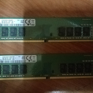 삼성 PC4 DDR4 8G램 2개 총16G 2400T 3만5