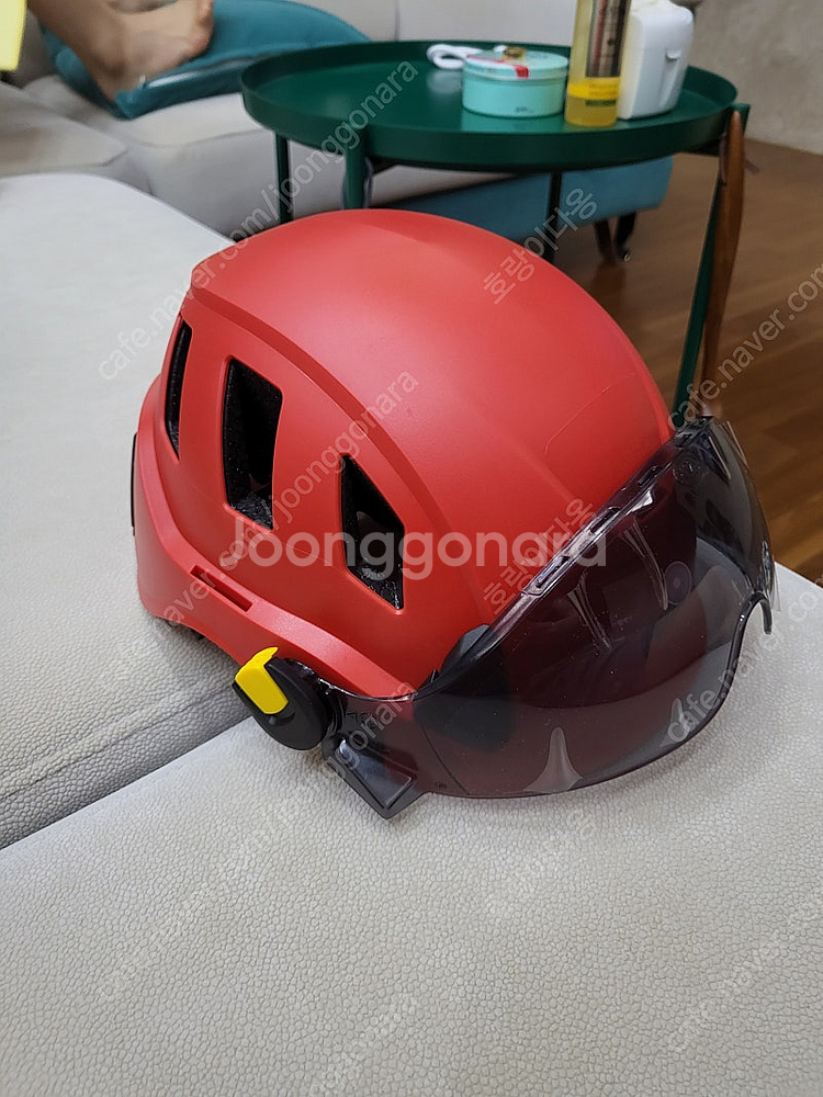 페츨 스트라토벤트(안전모)레드컬러/비지르쉐도우--4