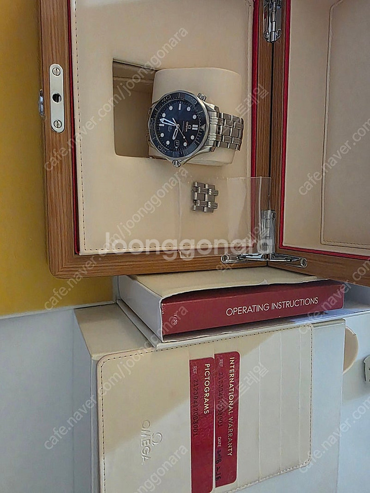 오메가 씨마300 씨마스터 구형 2018년식 청판--1