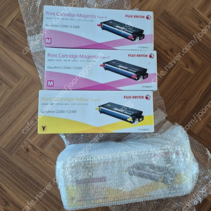 [미개봉, 4개 모두합쳐서 택포11만원] 후지제록스 토너 CT350672, CT350673(재록스 칼라 레이져프린터: DPC2200, DPC3300 컬러복합기)